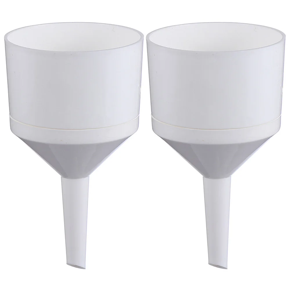 

2Pcs Plastic Filter Paper Funnel Lab Buchner Funnels Experiment High Temp Acid Resistant Removable Vacuum