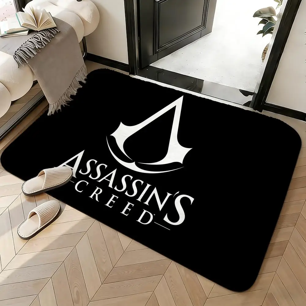 Soft Absorbent Non-Slip Rug Game A-Assassins Creed Floor Mat Home Decor Doormat Bedroom Floor Mat Shower Carpet