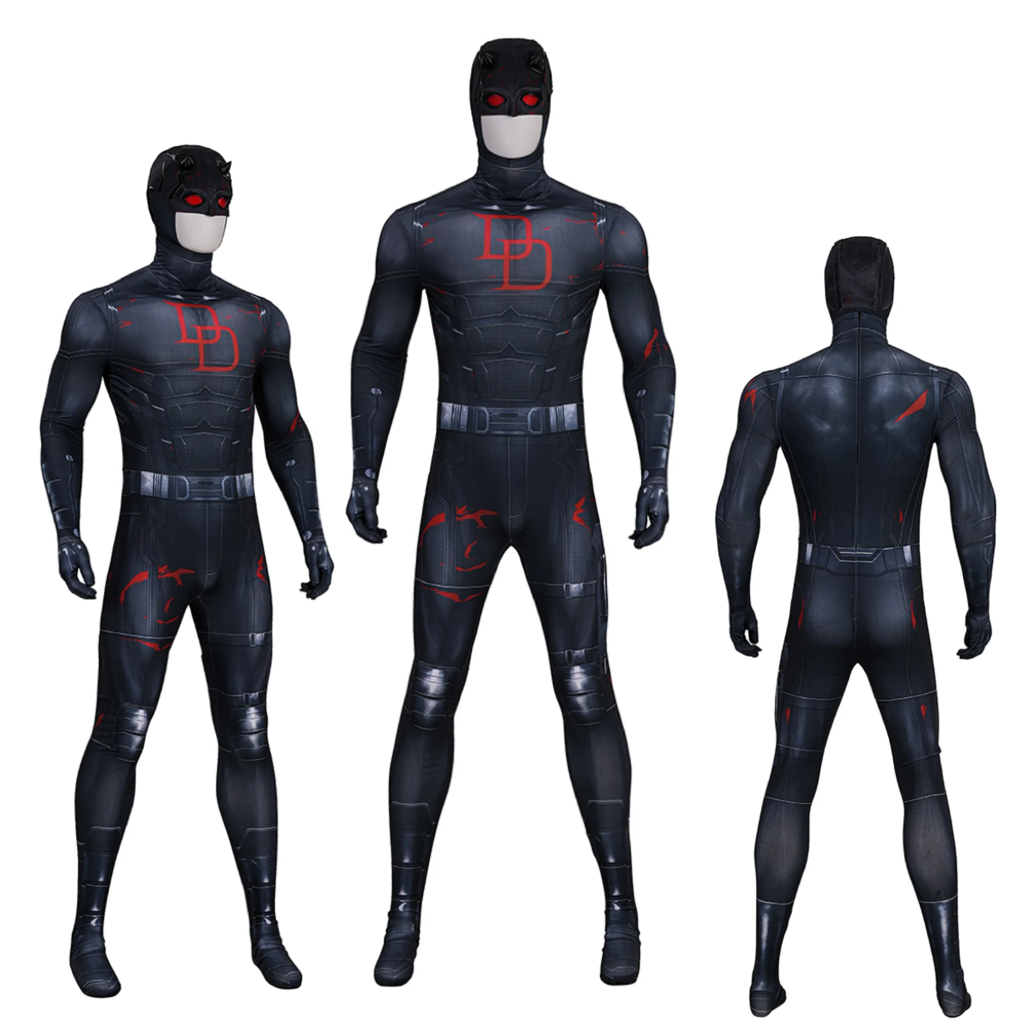 

Matt Murdock Cosplay Costume Dare Jumpsuit Men Disguise Devils Halloween Carnival Party Outfits