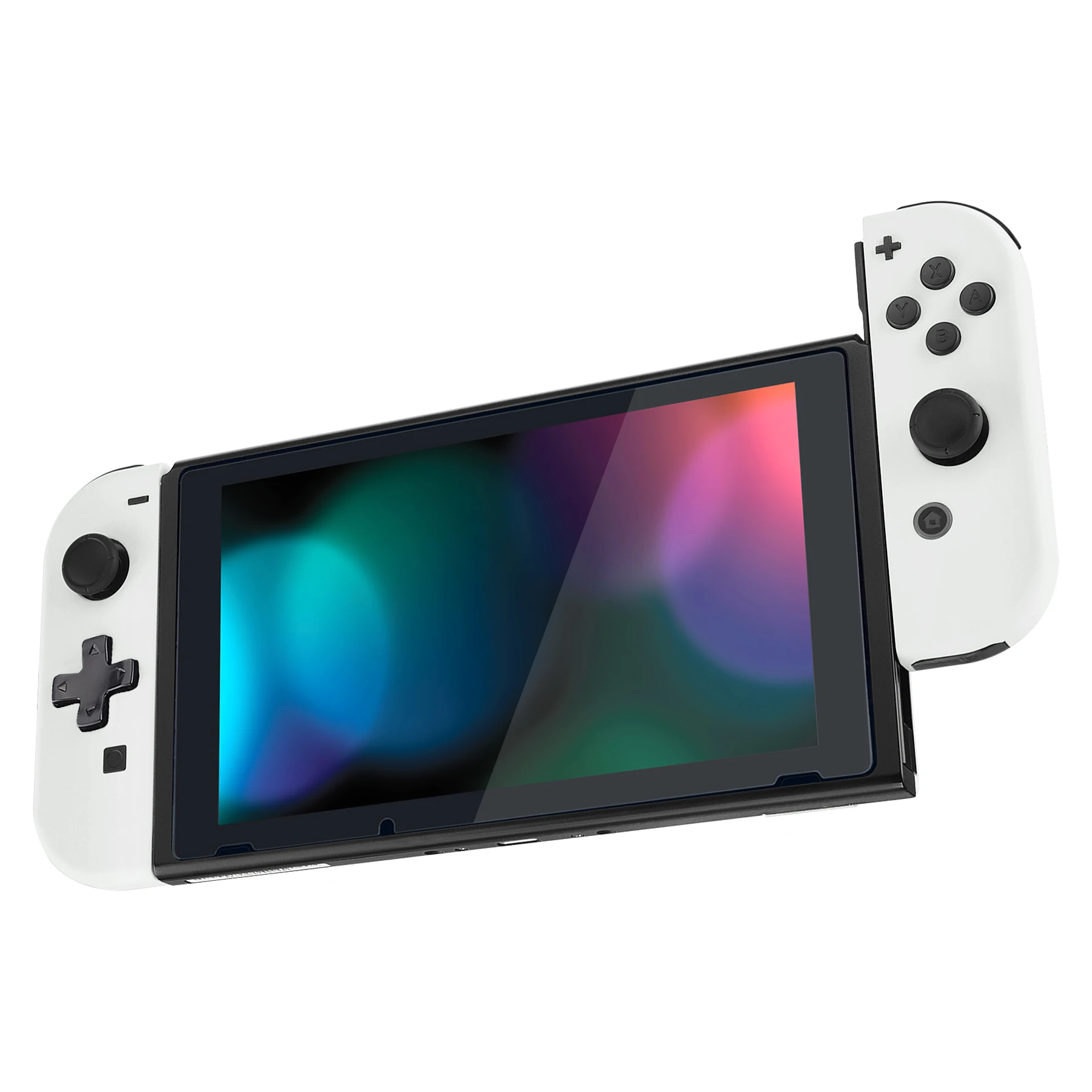 Extremate Soft Touch Controller Housing (versi d-pad) dengan tombol Set lengkap untuk NS Switch JoyCon & OLED JoyCon - 2 warna