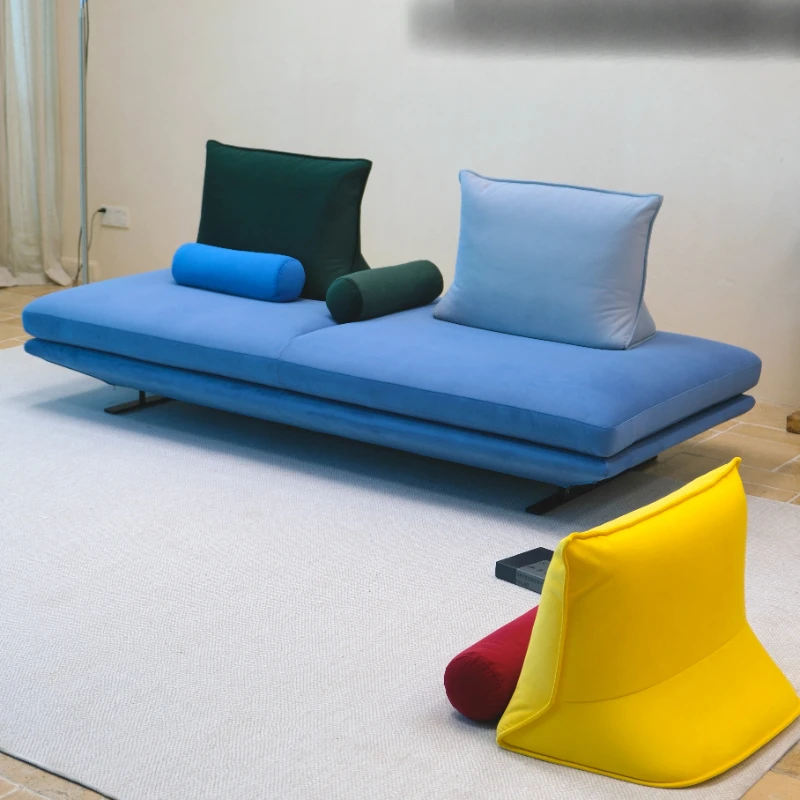 Freehand space leather fabric sofa minimalist design #1