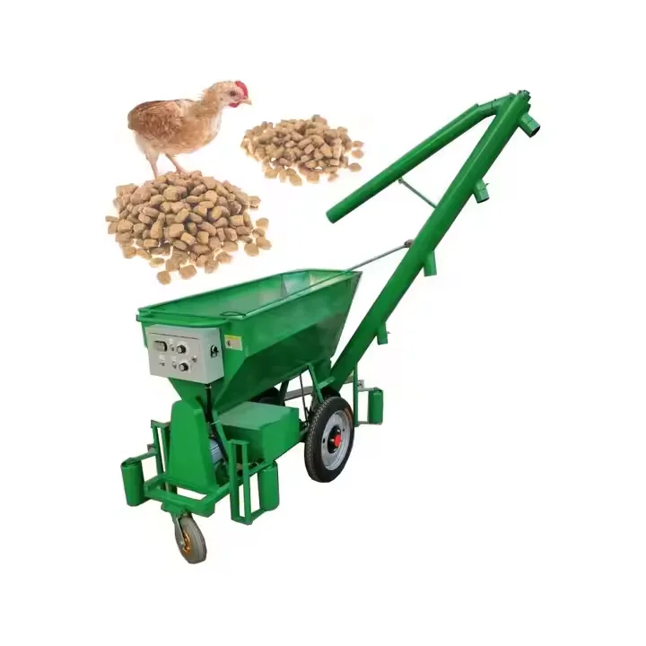 Automatic Feeding Car For Chicken Farm/large Capacity 200kg/once Feeding Car/rectangular Feeding Car For Chicken Cage HJ-S200