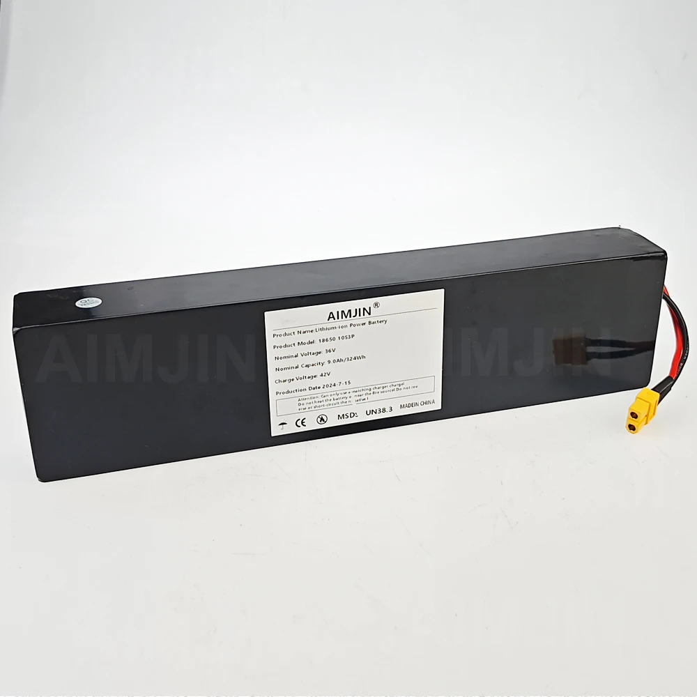 Akumulator litowy 10S3P 36V 9000mAh 18650, ładowalny, do modyfikacji rowerów, skuterów i pojazdów elektrycznych, z BMS