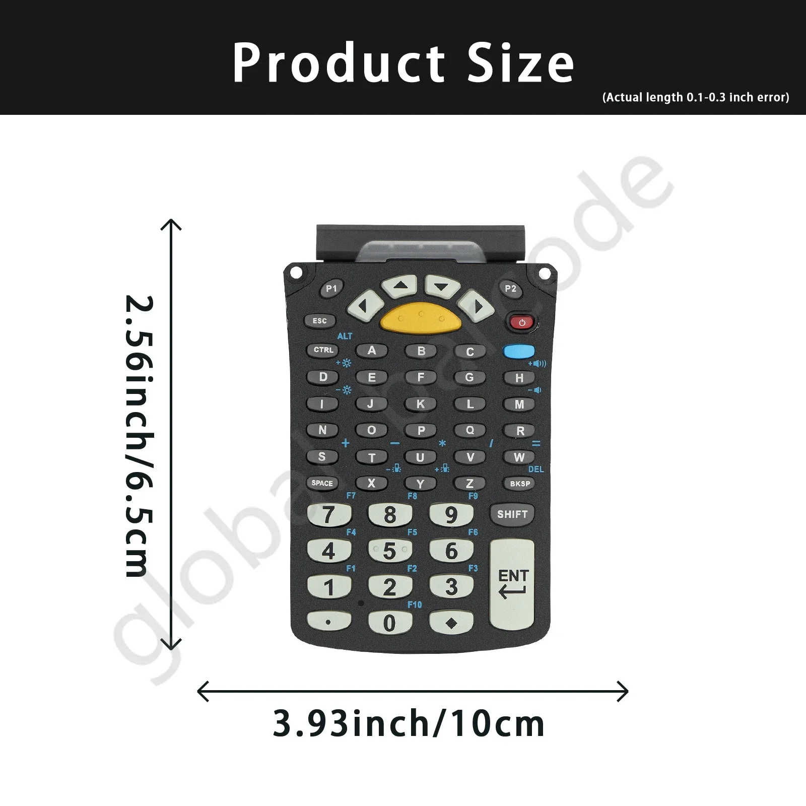 53-Keys Standard Keypad for MC9300 MC930B-G