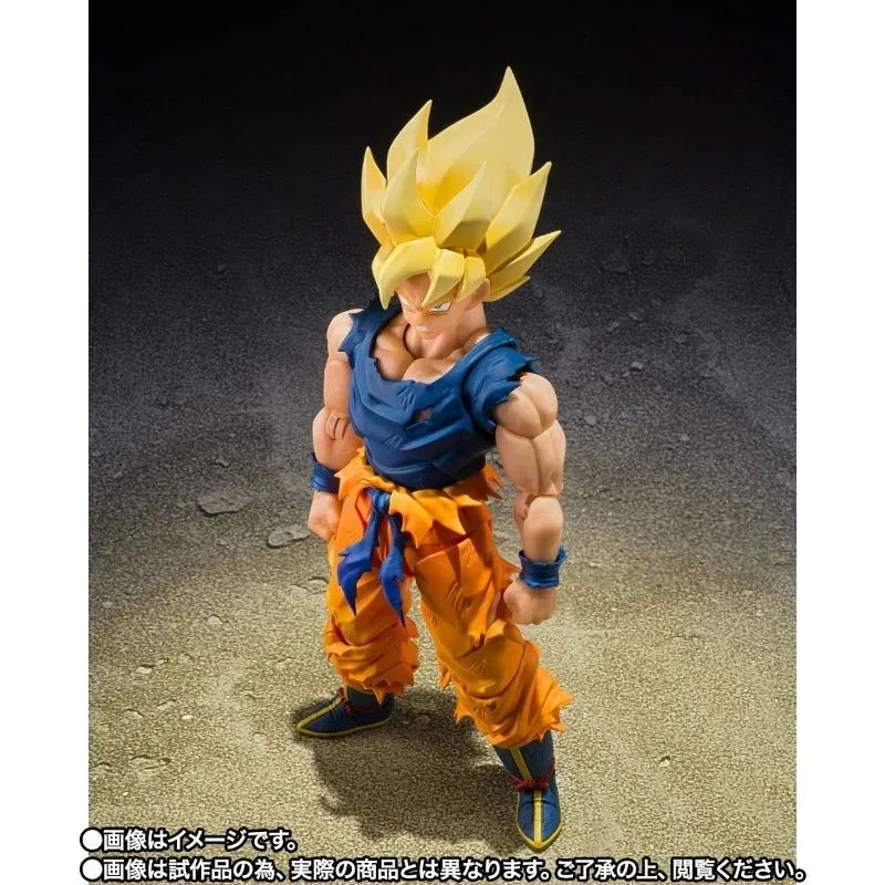 Pre-venta Bandai Tamashii Nations SHF Super Saiyan Son Goku Guerrero Enfurecido Figura de Acción Modelo Juguetes de Moda Regalo Coleccionables