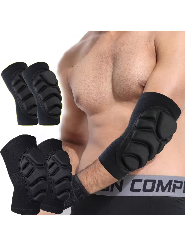 1 Pair Breathable MTB Knee Protector Anti-slip Basketball Knee Pads Mountain Bike Cycling Dancing Elbow Knee Brace Support