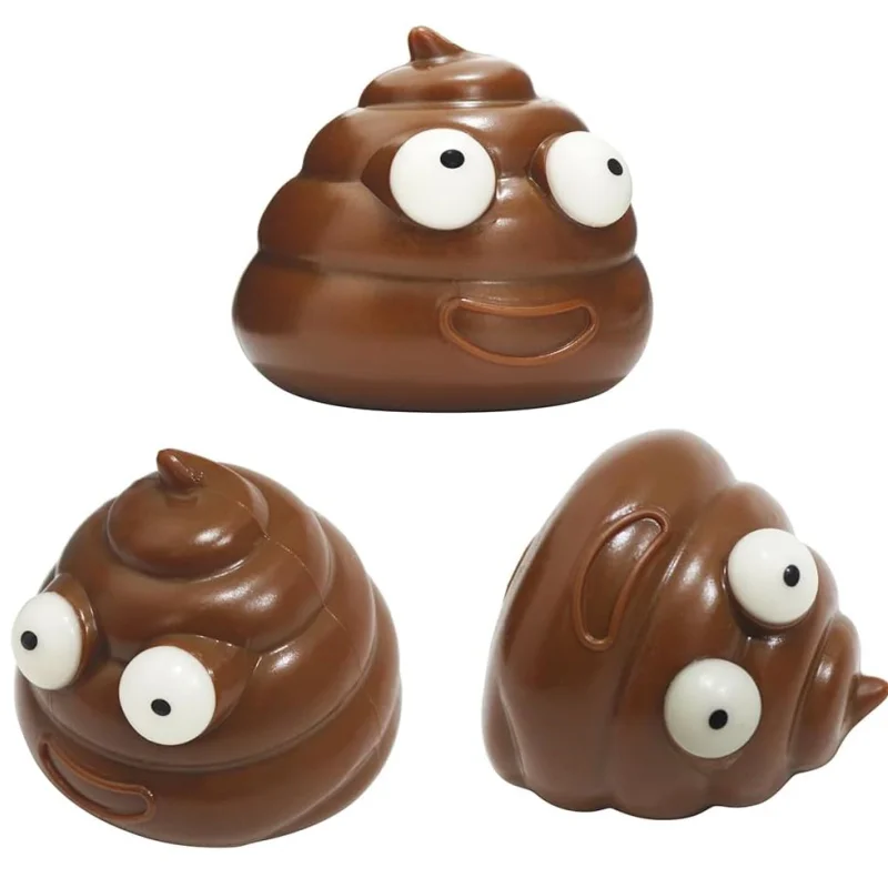 Cute Fidget Squeeze Poo Toy Stress Balls Stress Relief Sensory Funny Poop Shape Kids Adults Fidget Joke Prank Toy Party Favors
