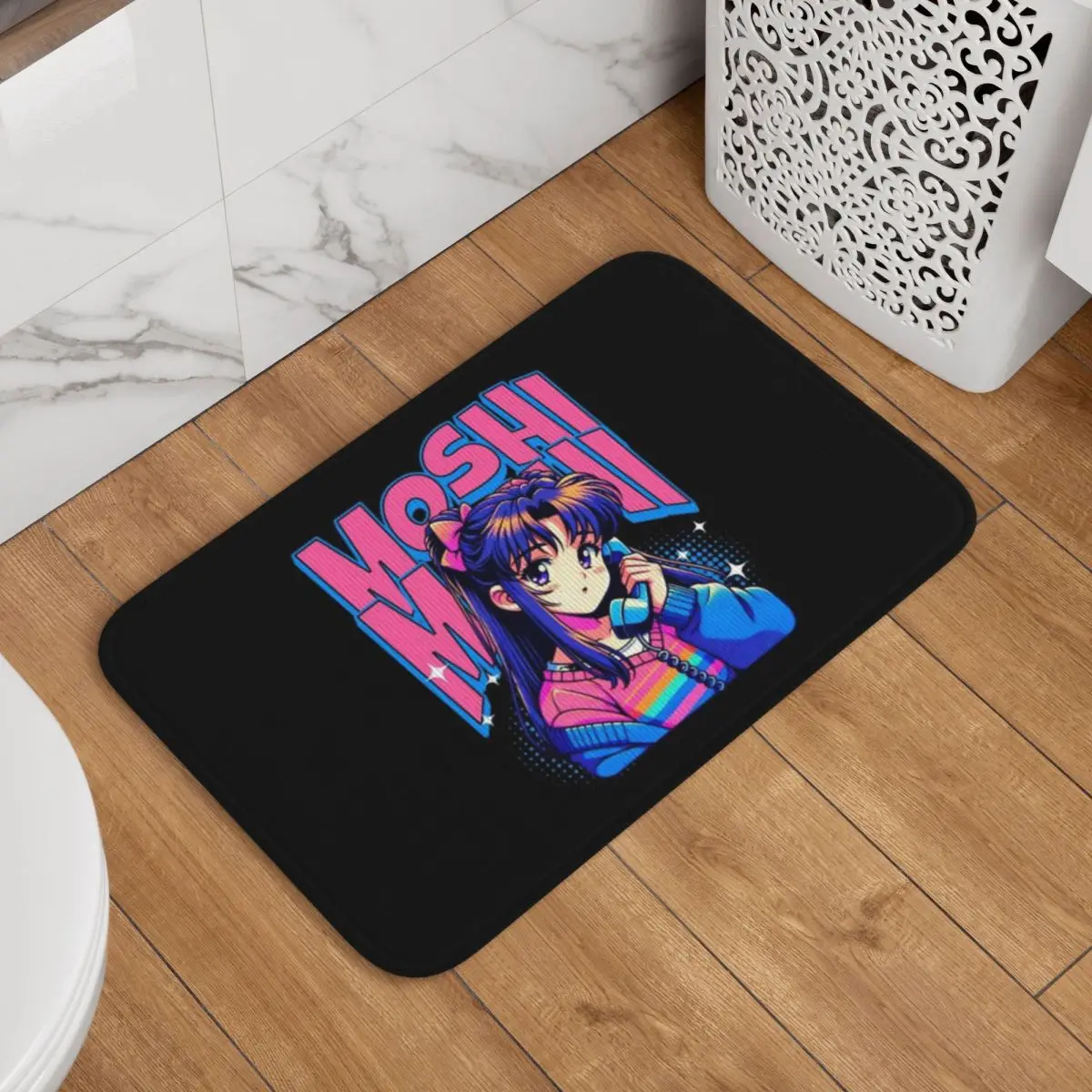 Moshi Moshi Аниме Телефонный звонок Стильные коврики Коврики для ванной Ковры Playmat