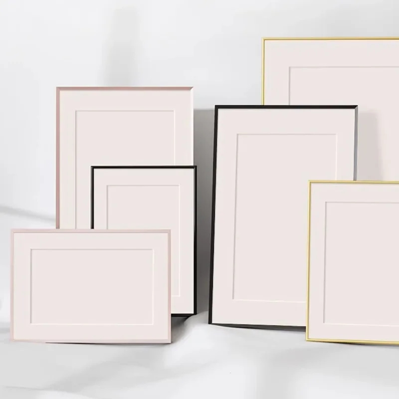 Large Aluminum Alloy Wall Frame Premium Picture Frame for Posters, Puzzles, and Art Displays Stylish Decoration Frame
