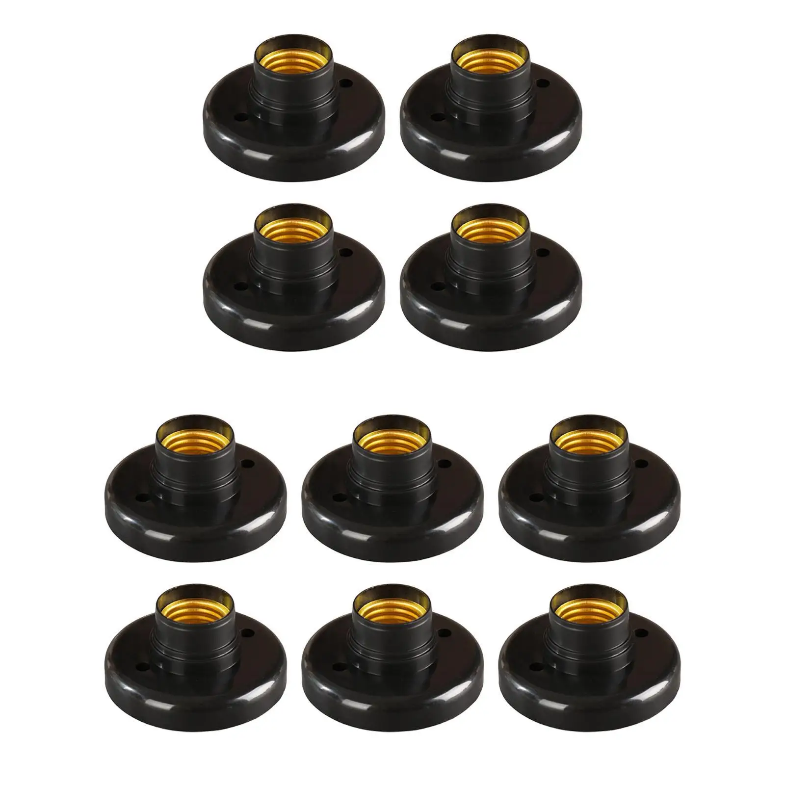 E27 Lamp Sockets Replacement Screw Base LED Bulb for Bedroom Garage Office