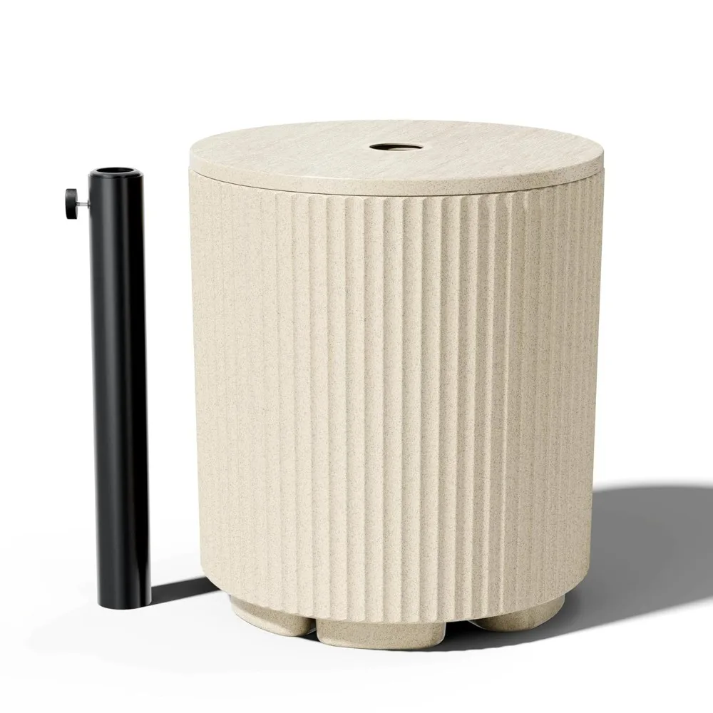 Umbrella Stand with Hole, Umbrella Side Table for Outdoor, Patio Table with Umbrella Hole, Customized