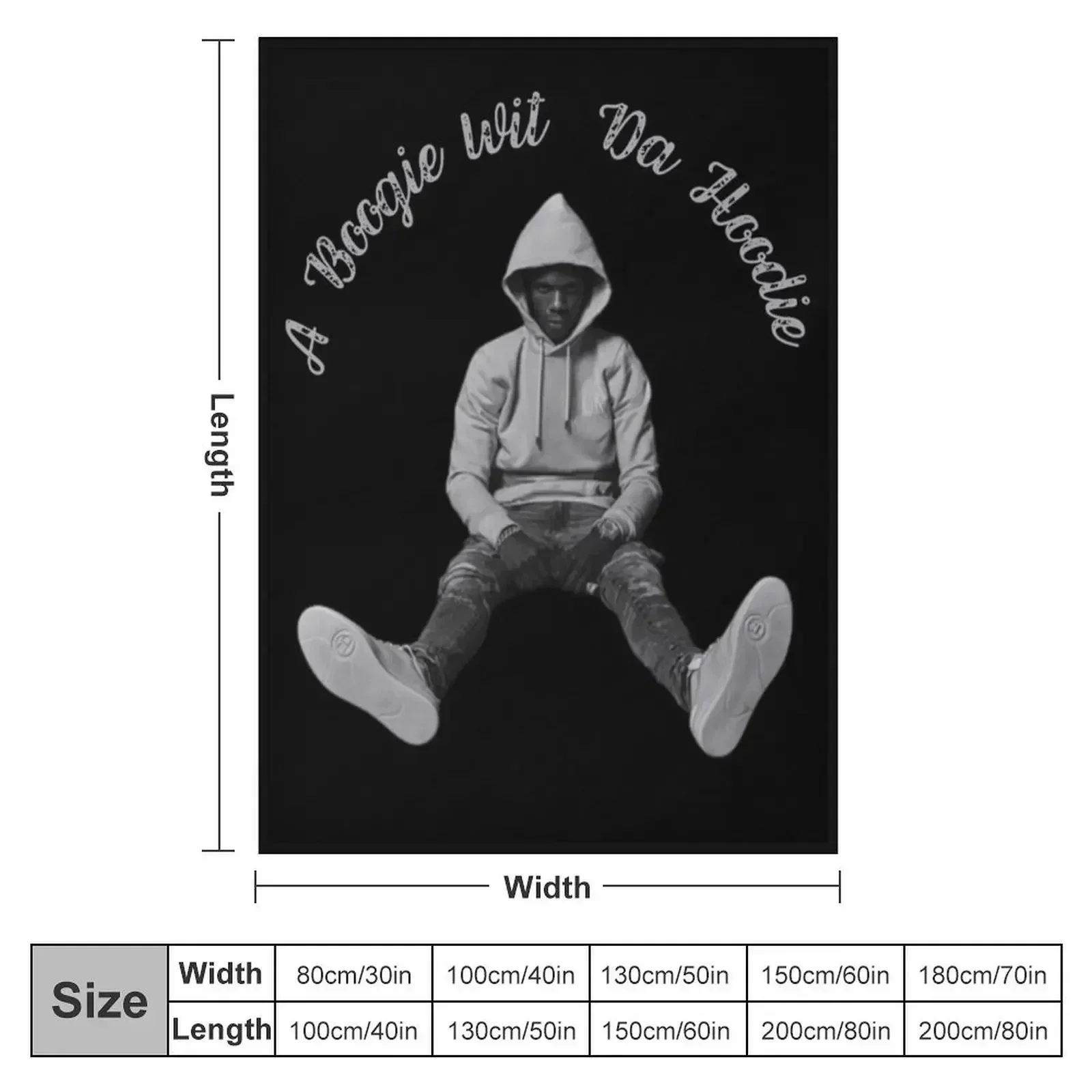 A Boogie Wit Da Hoodie New 2023 Throw Blanket couch cozy soft plush fuzzy picnic outdoor blanket
