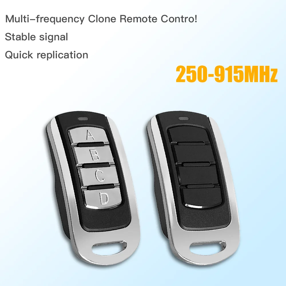 250-915 MHzMulti-frequency  clone copy replication remote control 868 MHz brand garage door remote control 433MHz remote control