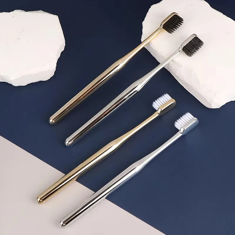 1/2/4pcs Advanced Luxury Adult Soft Bristle Manual Toothbrush Sensitive Gum Deep Cleaning Family Oral Care Travel Portable