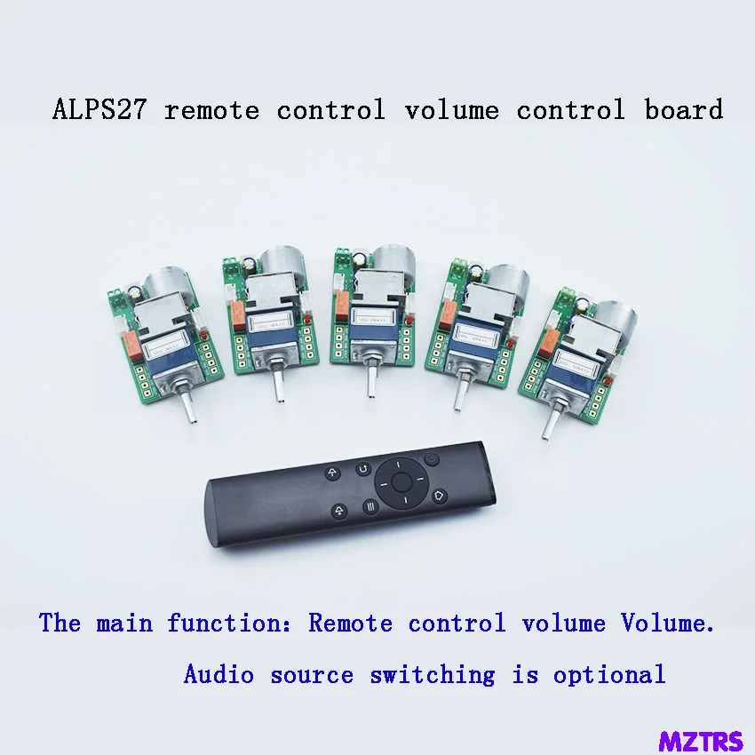 

MZTRS ALPS27 Motor Potentiometer Remote Control Volume Board For Audio Amplifier Preamp 5K.10K.20K.50K 100K