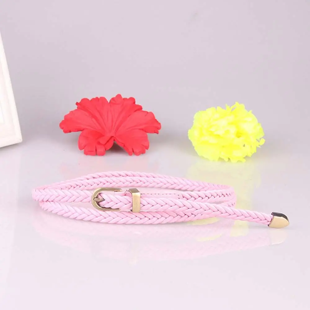 Decoration Hand-woven Casual Female Retro Waistband Waist Belt Pin Buckle Braided Belts
