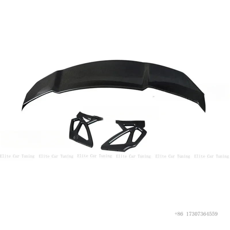 

Real Carbon Fiber Look Rear Trunk Spoiler Wing for 2015-2022 Body Kit Car Accessory