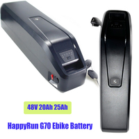 Down tube Battery 48V 15ah 17.5Ah 20Ah 25A for NEW HappyRun G70 2000W Dual Battery Fast Electric Cargo Bike Battery with charger