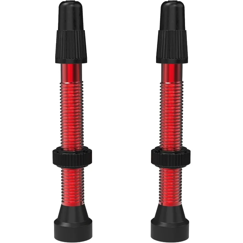 

WTB Aluminum Tubeless Presta Bicycle Valve (2 Pieces, 46mm, Red)