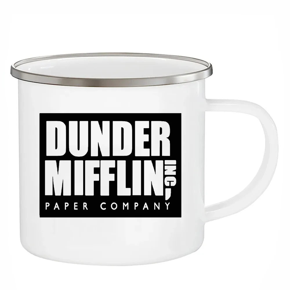 Customized TV Series The Office Mugs Dunder Mifflin Coffee Cup Teaware Drinkware Engineer Gifts Campfire Camping Mugs for Travel