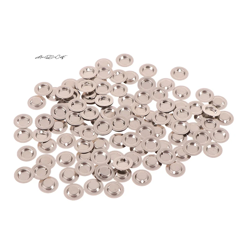100Pcs/lot 18650 Lithium Battery Flat Head To Change The Tip Cap 18650 Li Battery Positive Spot Welding Tip Cap Gaskets