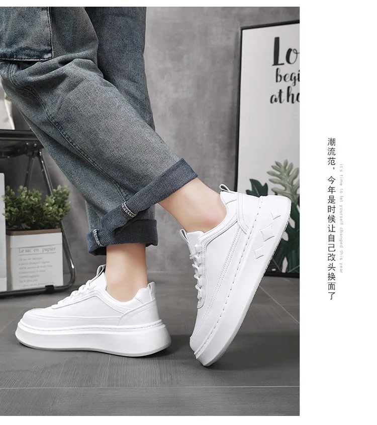 Lässige Sneaker 2026: Vielseitige Low-Top Herren-Sneaker, Bequeme und Trendige Outdoor-Laufschuhe mit Dicker Sohle – Detail 12