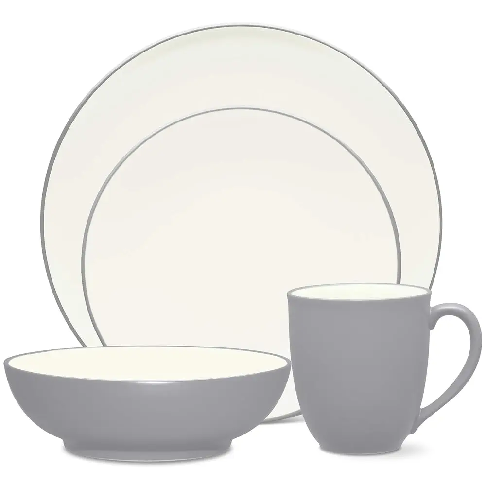 

Colorwave Slate 4-Piece Coupe Place Setting, Service For 1