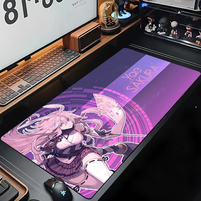 Pc Gaming Pad Honkai Impact 3rd Gamer Cabinet Keyboard Mat Large size Deskmat Office Computer Game Accessories Mousepad Bronya