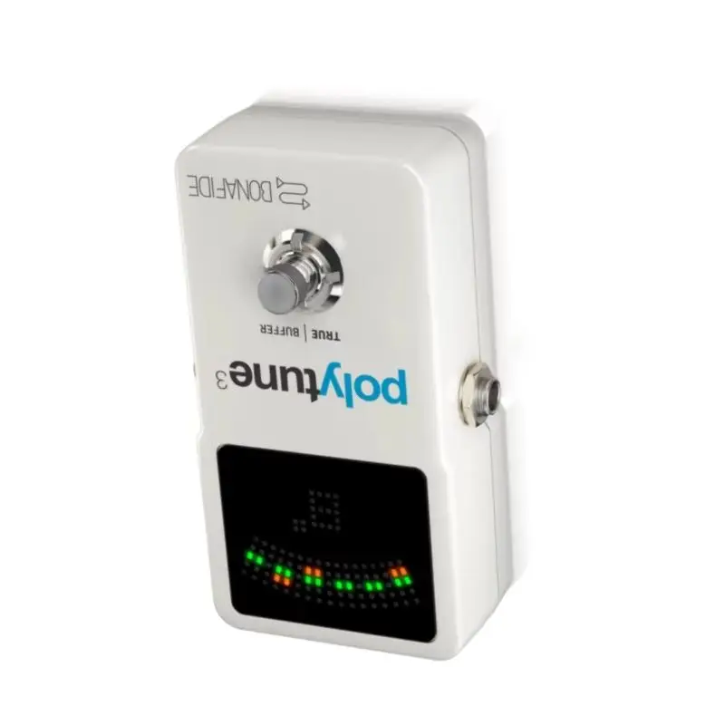 Tc Electronic Polytune Ultra-compact Polyphonic Tuner With Multiple Tuning Modes And Built-in Bonafide Buffer