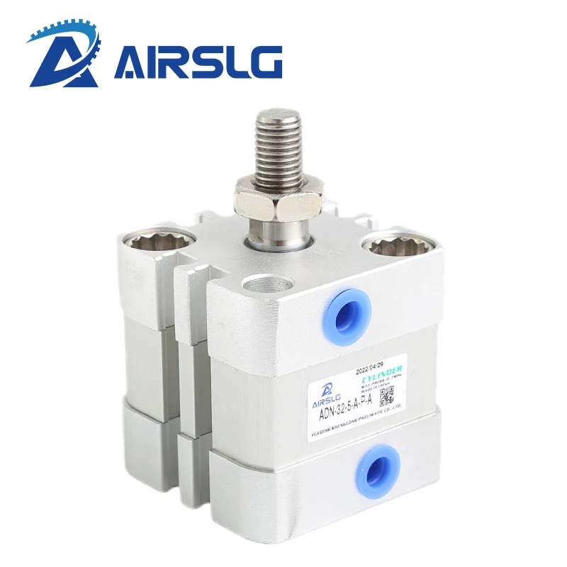 

AFR brand pneumatic double acting thin cylinder with magnetic ring ADN-12 16 20 25 32 40 50 63 80-A-P-A rod end external thread