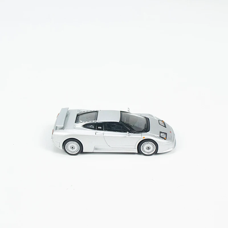 Minigt รถรุ่น1:64 EB110 GT Grigio chiaro อัลลอยหล่อตายกีฬารถ #704