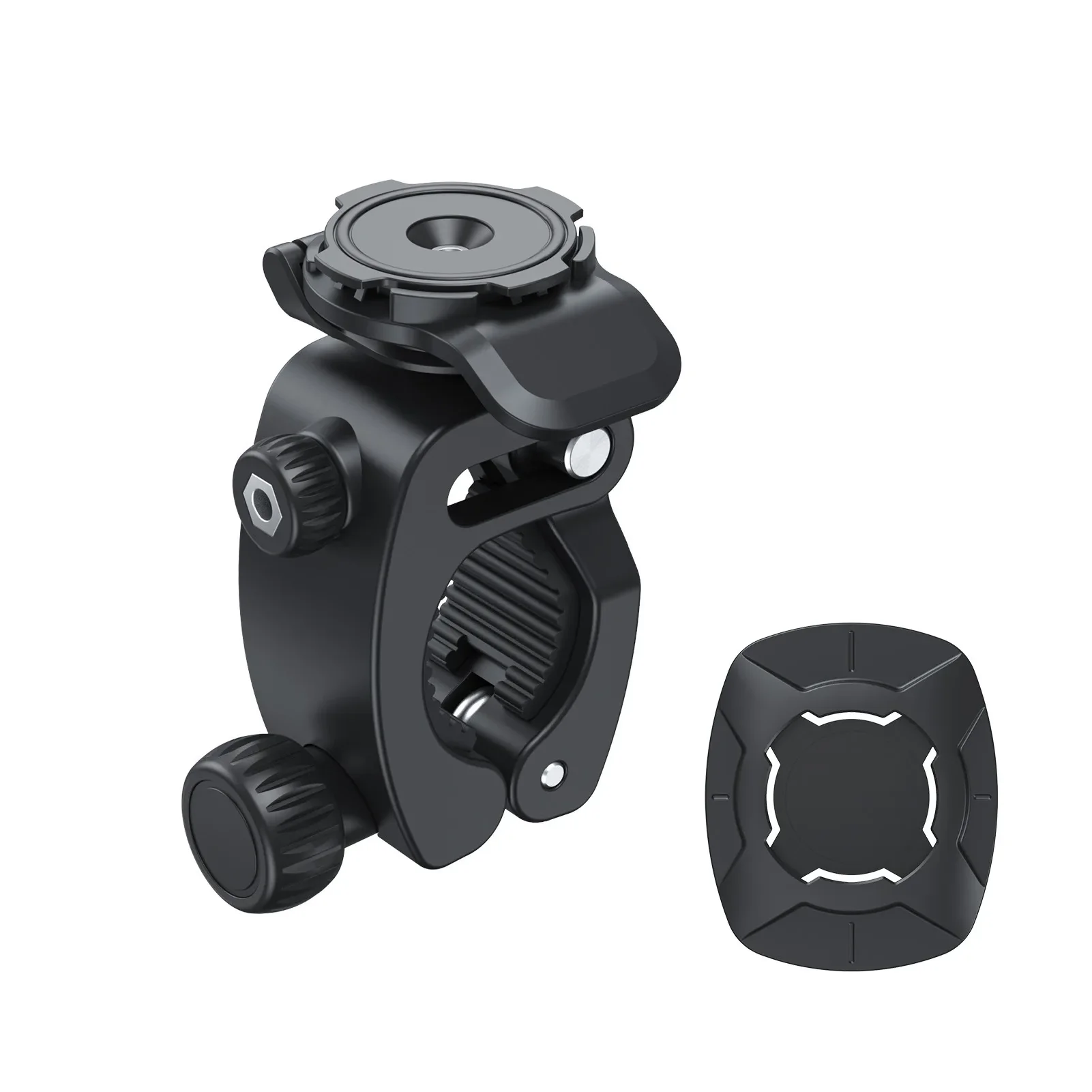 

Universal Handlebar Phone Mount 360° Rotation - Motorcycle & Bicycle Phone Holder, Adjustable Clamp Fit 4-7" Phones