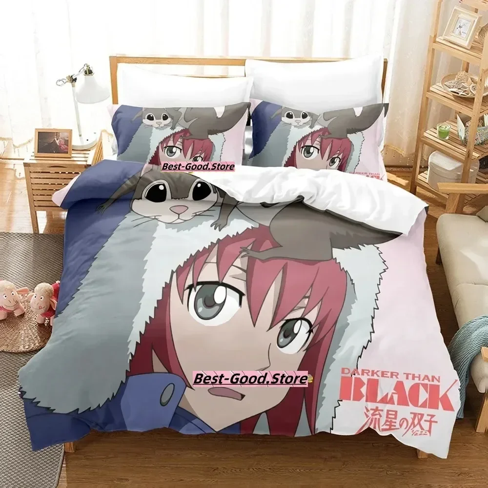 

2024 Darker Than Black Bedding Set Duvet Cover Sheet Printed Bed Set Pillowcase Bed Full Queen King Size Comforter Bedroom