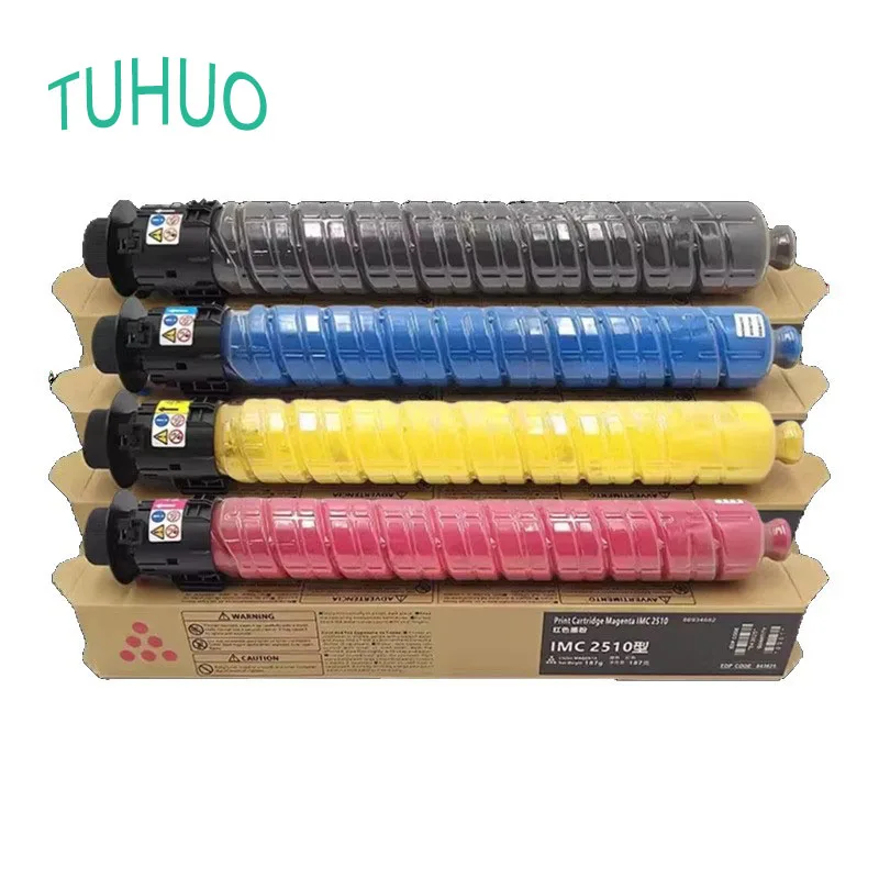 

4PCS/1 Set Toner Cartridge for Ricoh IM C2010 IM C2510 Compatible Cartridge For 842554 842555 842556 842557