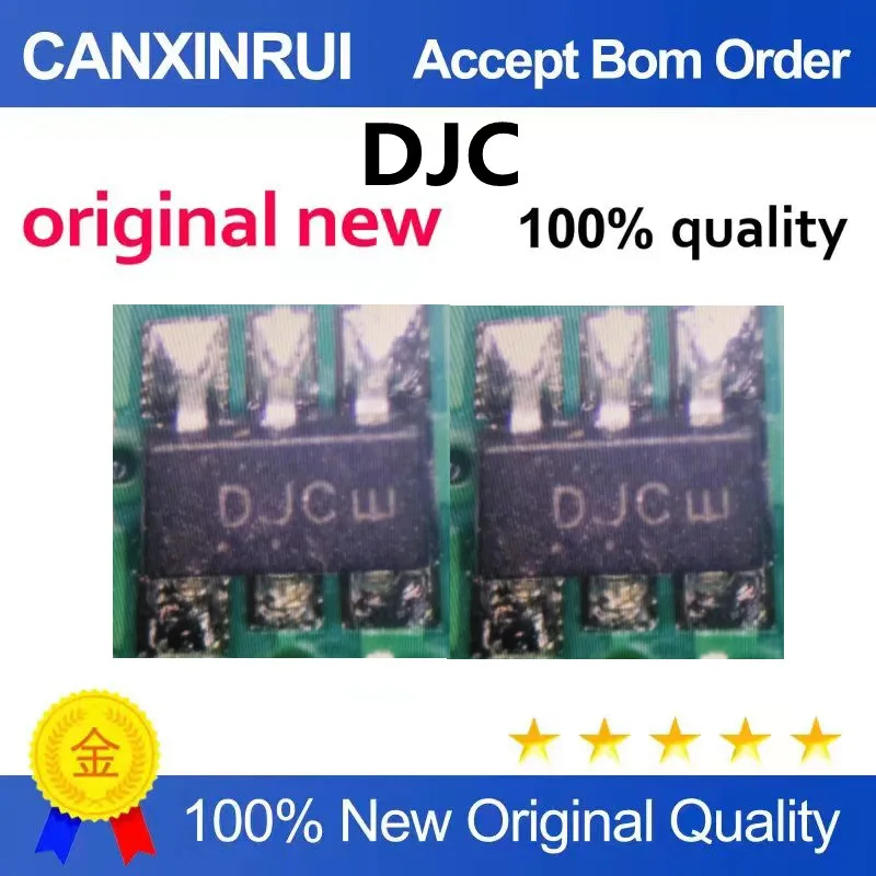 DJC silk screen SOT23-6 paste car LCD display white screen flashing paste chip six feet