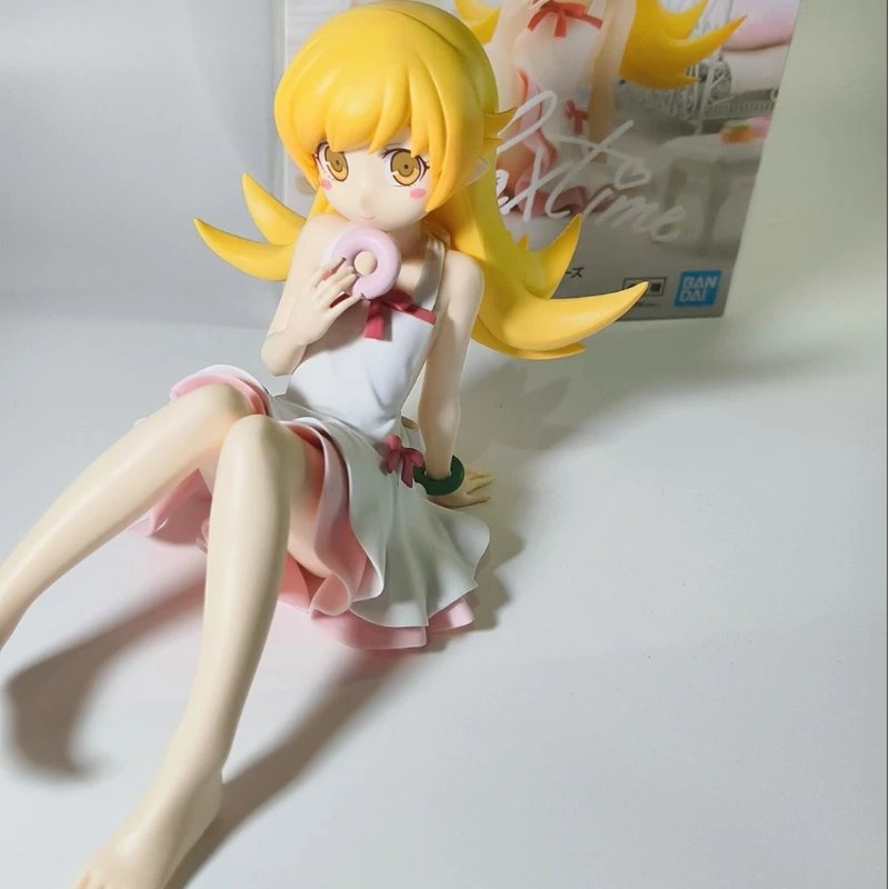 새로운 반다이 반프레스토 릴렉스 타임 모노가타리 시리즈 오시노 시노부 애니메이션 카와이 걸스 피규어 PVC 수집용 모델 선물