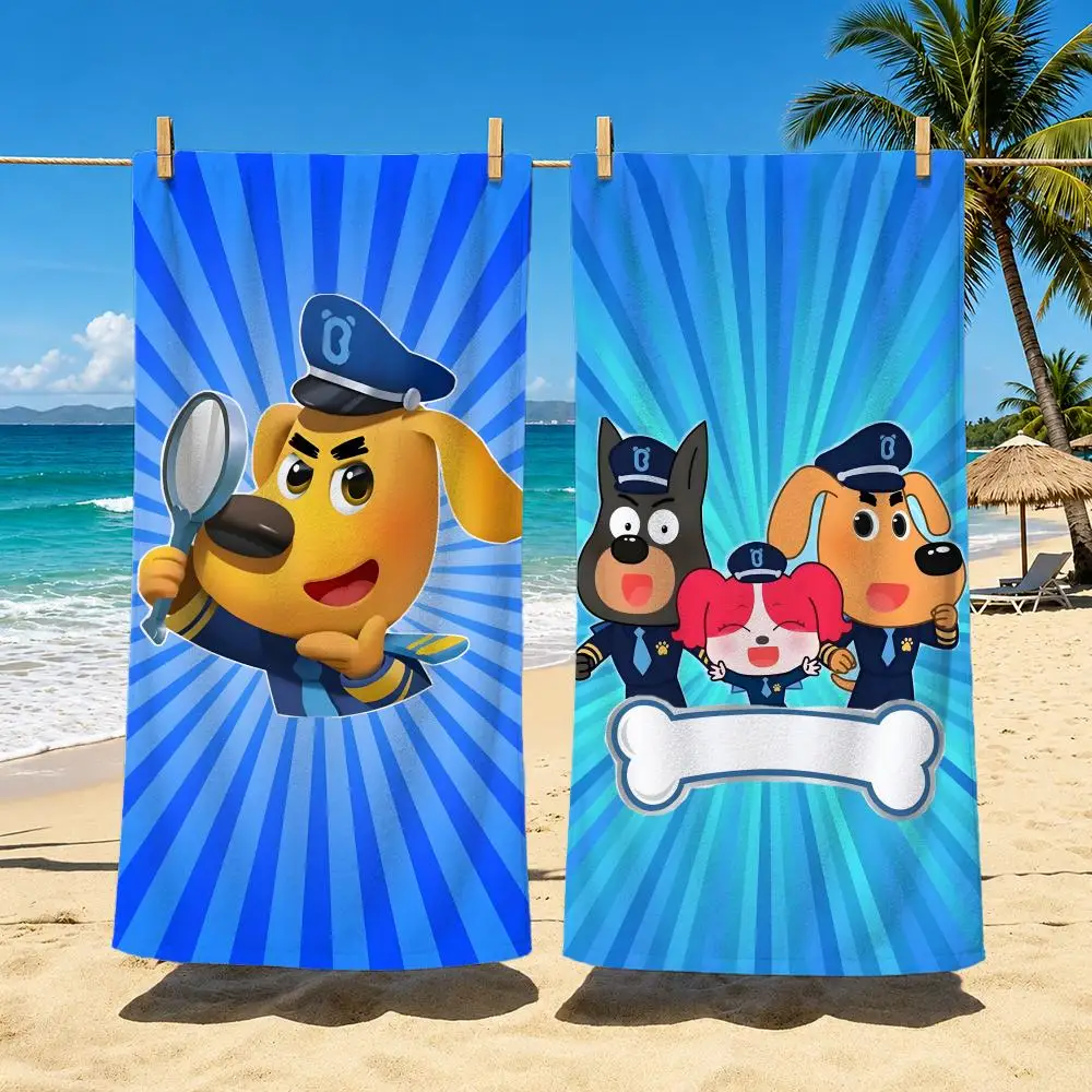 S-Safety Sheriff Labrador-S Towel Towel Soft Pool Gift For Travel Gym Shower Cool Camping Quick Dry Sports  Large Beach Towel