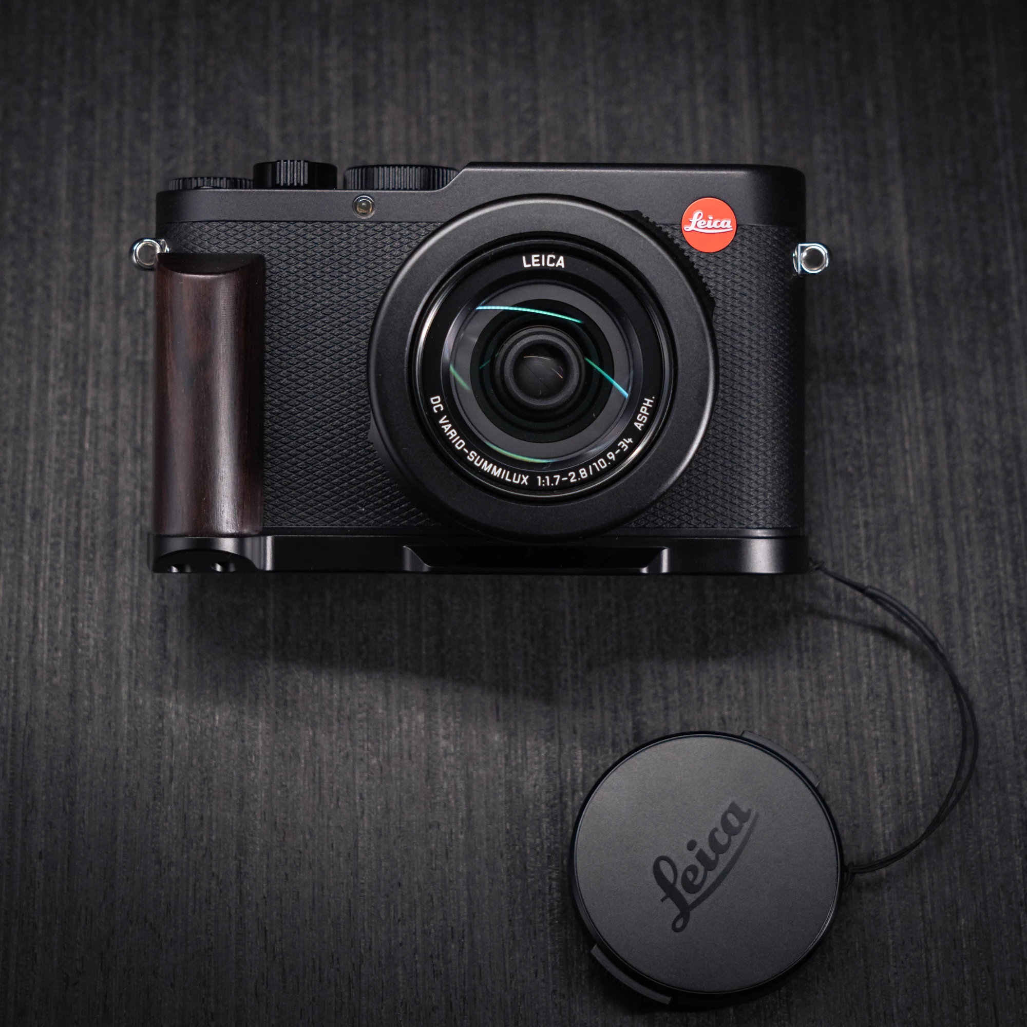 YUWOOD DLUX8 L-förmige Montageplatte mit Holzgriff für Leica D-lux8, integrierte Arca-Swiss-Schnellwechselplatte für Arca-Typ-Stativ – Detail 19