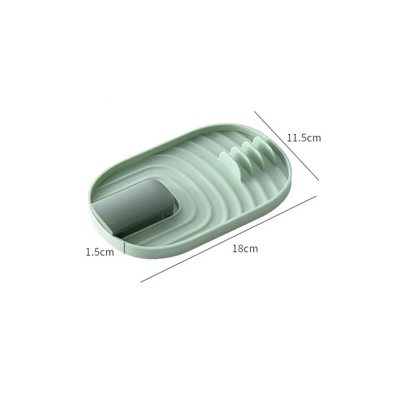 Półka na szpatułki kuchenne, pokrywki, do użytku domowego, do smażenia warzyw, mata na szpatułki, kuchenny regał do przechowywania, plastikowy stojak na pokrywki garnków, ręcznik.