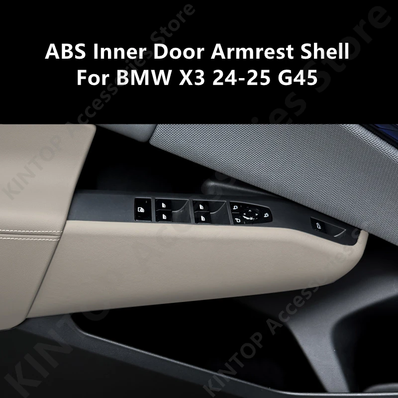 

For BMW X3 24-25 G45 ABS Inner Door Armrest Shell,Car Interior Decoration Modification Protection Accessories Refit