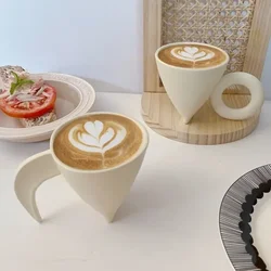 Simple Japanese Cream Coffee Mug Latte Nordic Creative Breakfast Mug Personalized Water Cup
