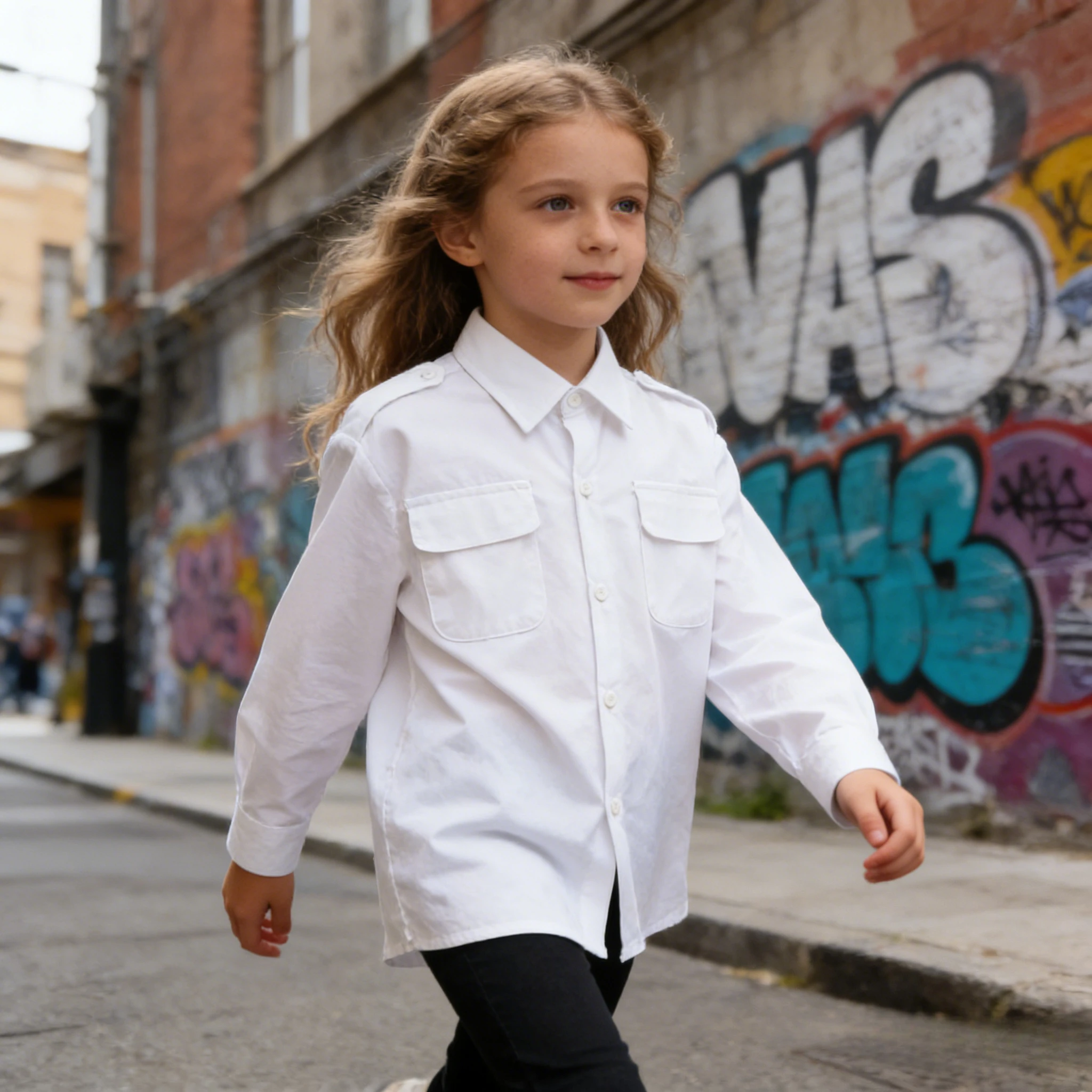 

White Shirt for Girls Autumn 2026 Long Sleeve Ruffles Design Teens School Kids Blouse Fashion 10 12 13 14 Years Children Clothes