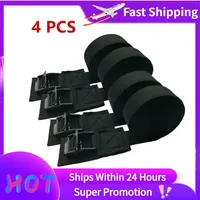 4PCS Car Roof Rack Tie Down Straps Buckle Luggage Kayak Cam Board Surfboard Lashing Strap Tie Down Surfboard Bicycle Tool