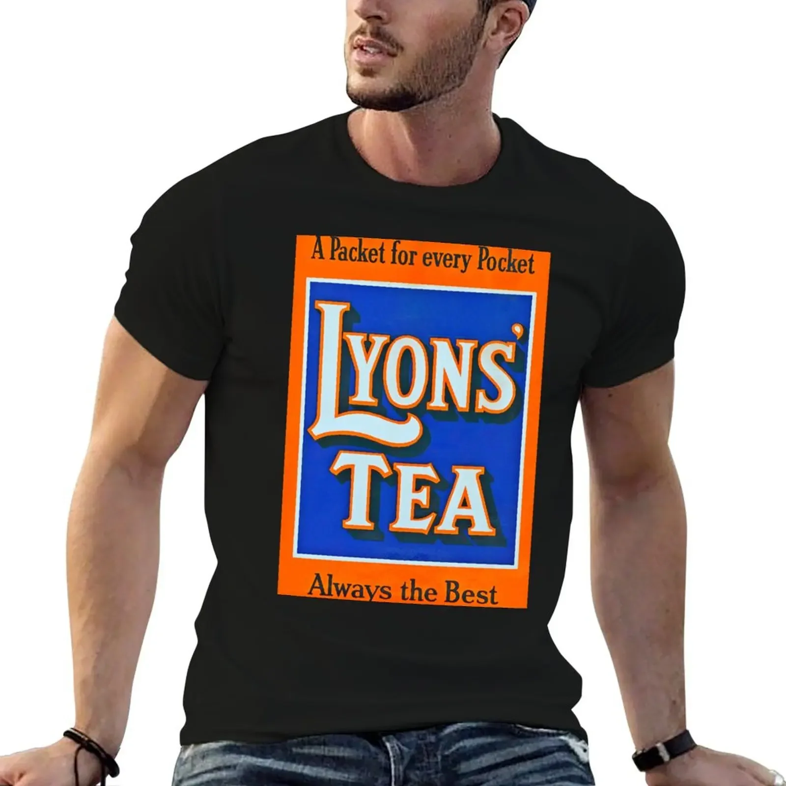 

Vintage Lyons Tea enamel advert sign T-Shirt shirts graphic tees vintage anime shirt new edition cheap stuff mens tall t shirts