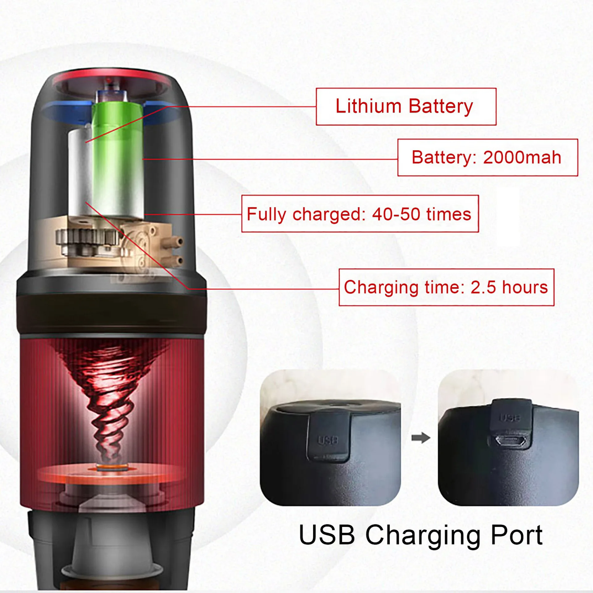 ماكينة صنع القهوة المحمولة المضغوطة يدويًا، كوب إسبرسو، ماكينة صنع القهوة المحمولة في الهواء الطلق