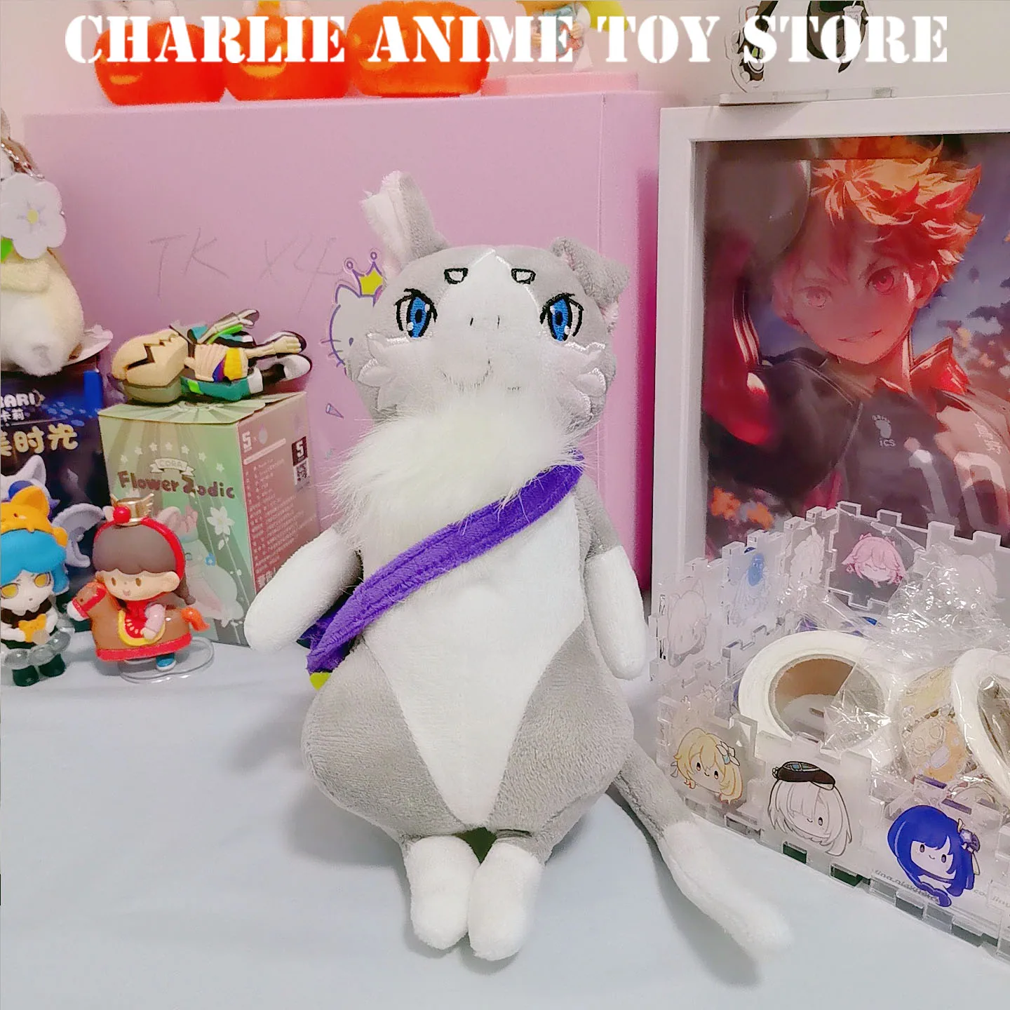 25/52CM Anime Re: życie w innym świecie od zera Figurka Puck Kawali Pluszowa zabawka Śliczna kolekcja Pluszowa lalka Zabawka Prezent dla dzieci