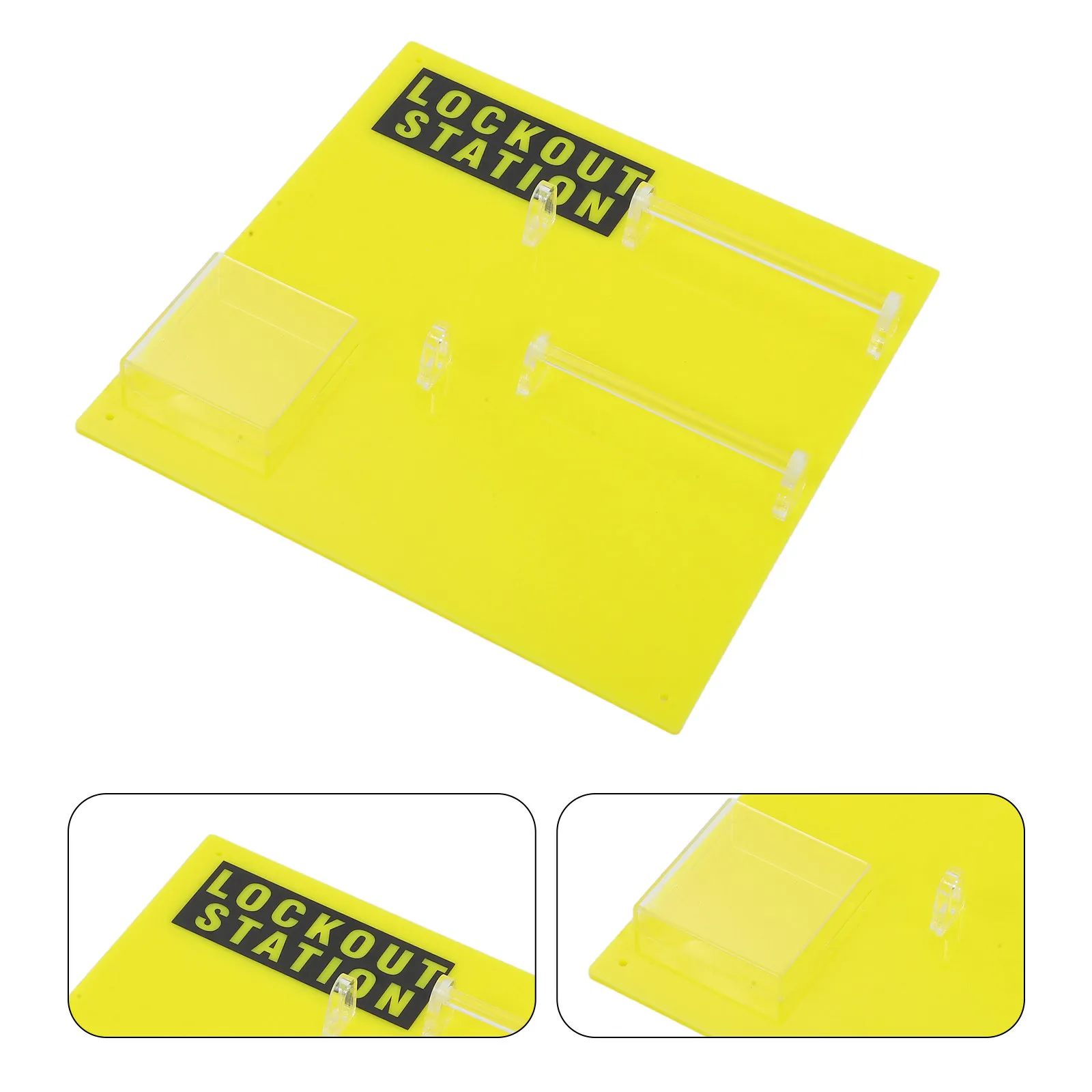 Heavy Duty Lockout Cabinet Wall Mounted Safety Organizer Electrical Lockout Tagout Board Lock Device Storage Industrial Lock