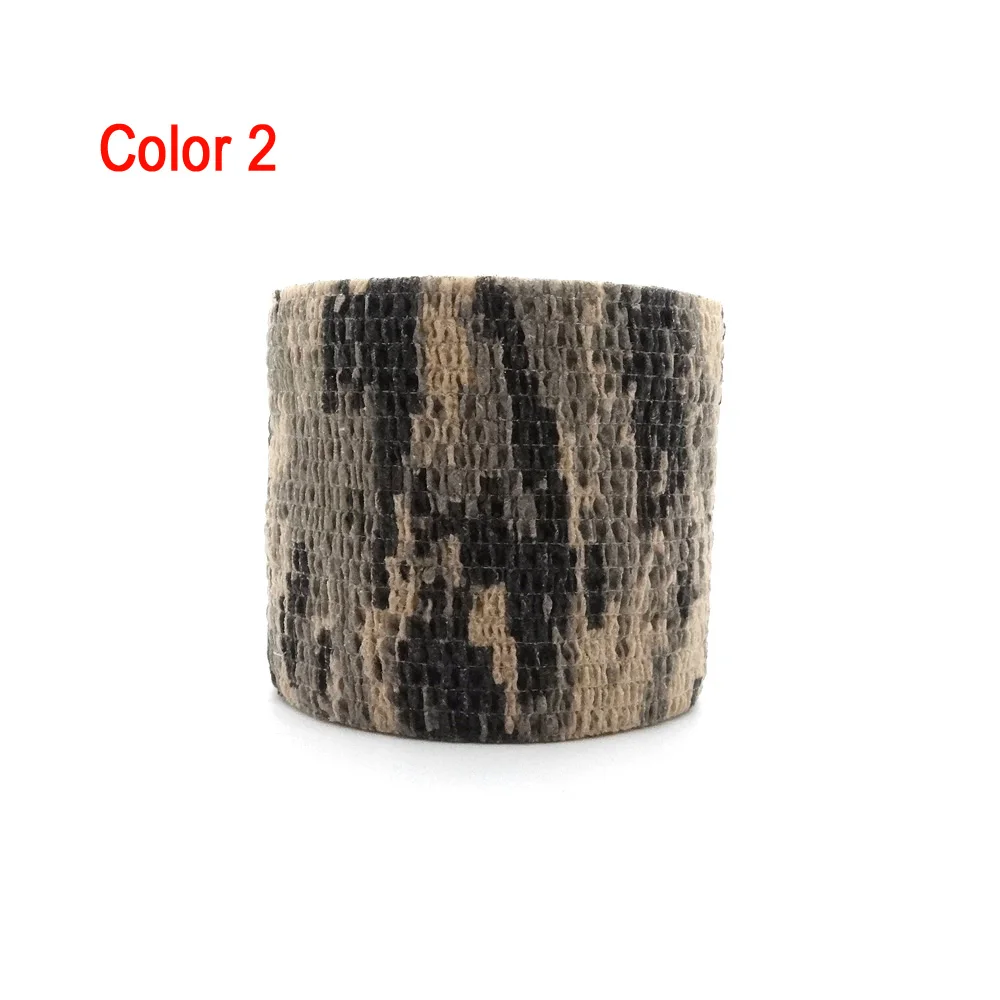 1 Roll U Pick 4.5m*5cm Waterproof Outdoor Camo Hiking Camping Hunting Camouflage Stealth Tape Wraps