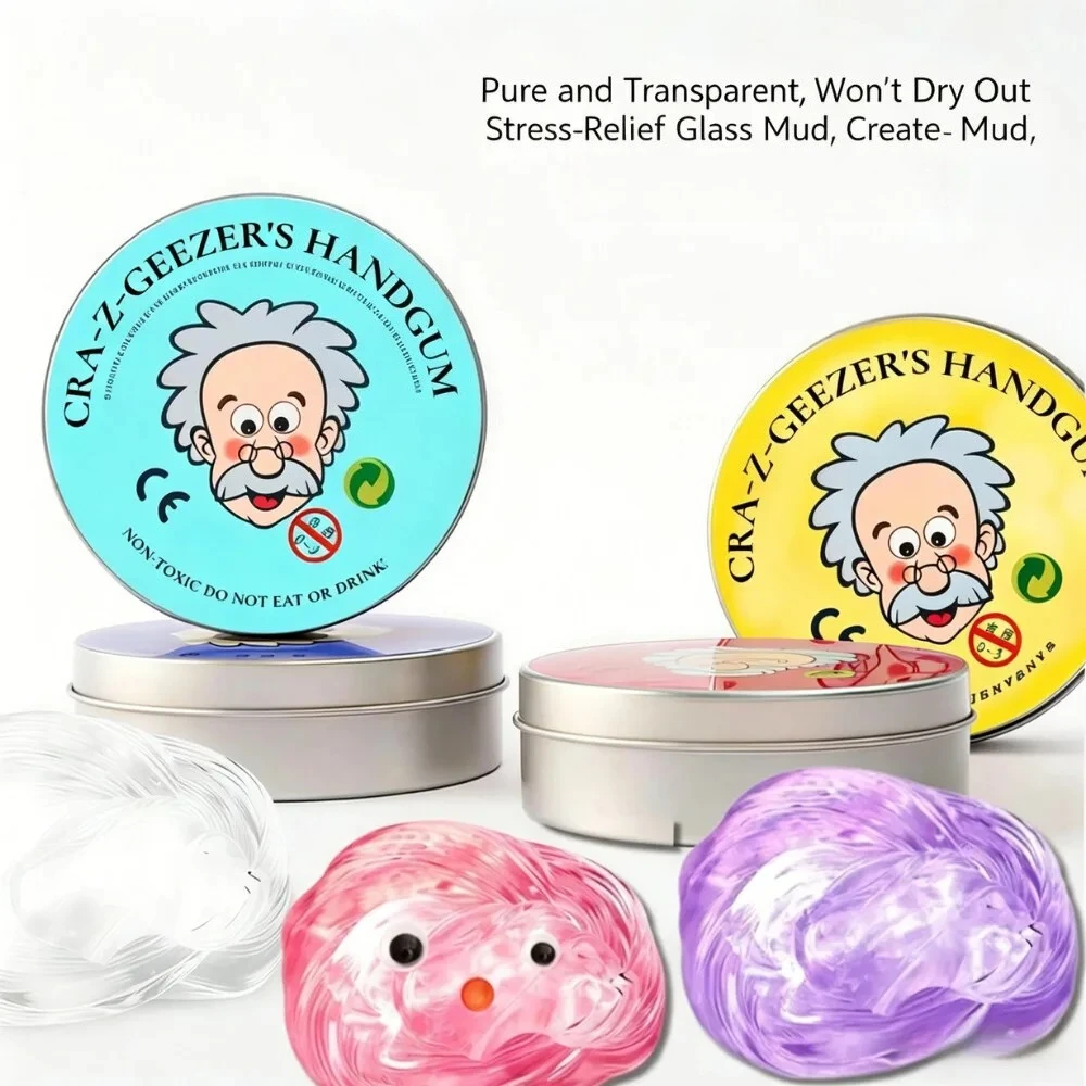 

IN STOCK Colorful Non-Newtonian Liquid Decompression Toys Transparent Elastic Modeling Compound Non-Toxic Creative Crafts