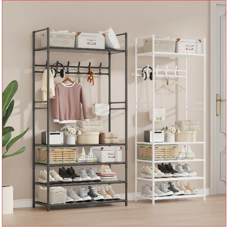 Simple coat rack Japan and South Korea light luxury home entrance shoe and hat rack South East Asia style furniture supplies